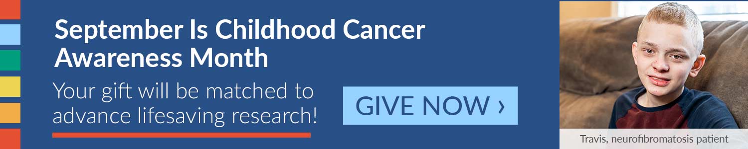 Give Now for Childhood Cancer Awareness Month