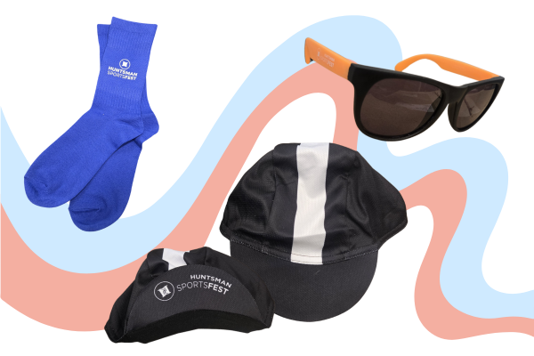 Huntsman SportsFest merchandise.