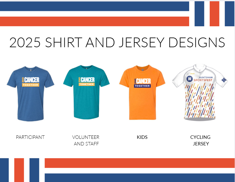 Huntsman SportsFest t-shirts.