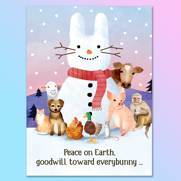 PETA Holiday Card