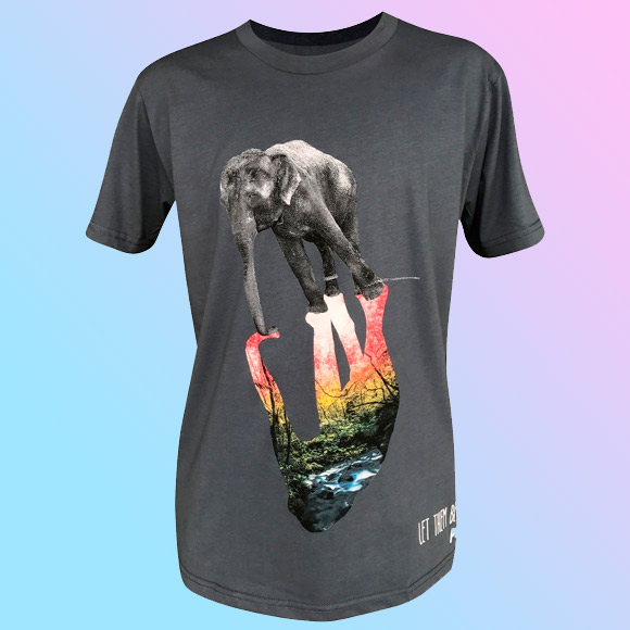 Let Them Be Free (Elephant) Unisex T-Shirt
