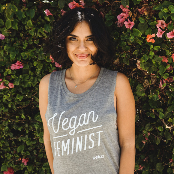 Vegan Feminist Women's Muscle Tank Top