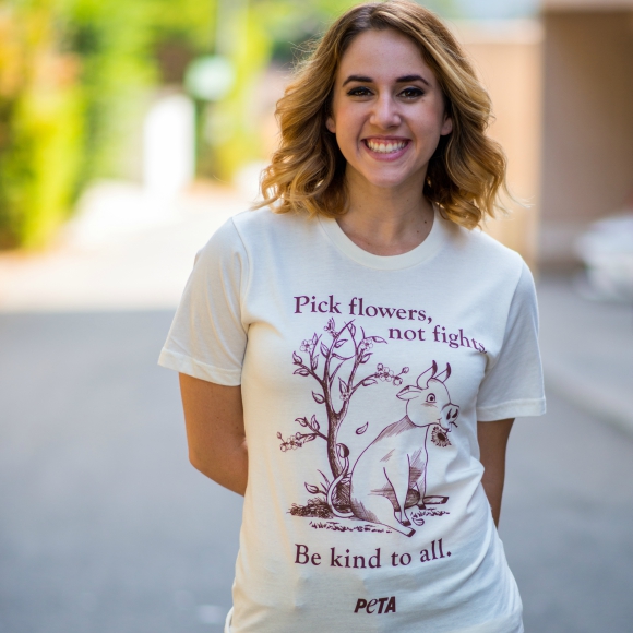 Pick Flowers Not Fights Unisex T-Shirt