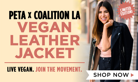 PETA x Coalition LA's Vegan Leather Jacket