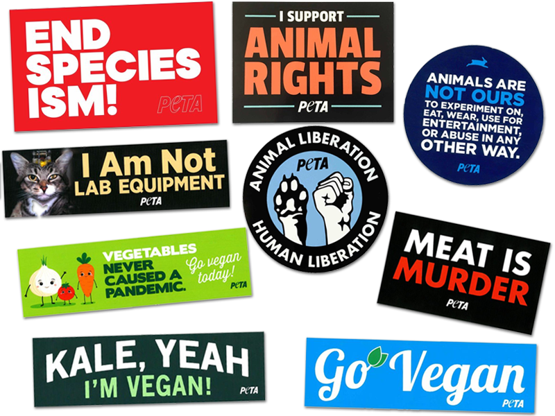 Order a FREE PETA Bumper Sticker! | PETA