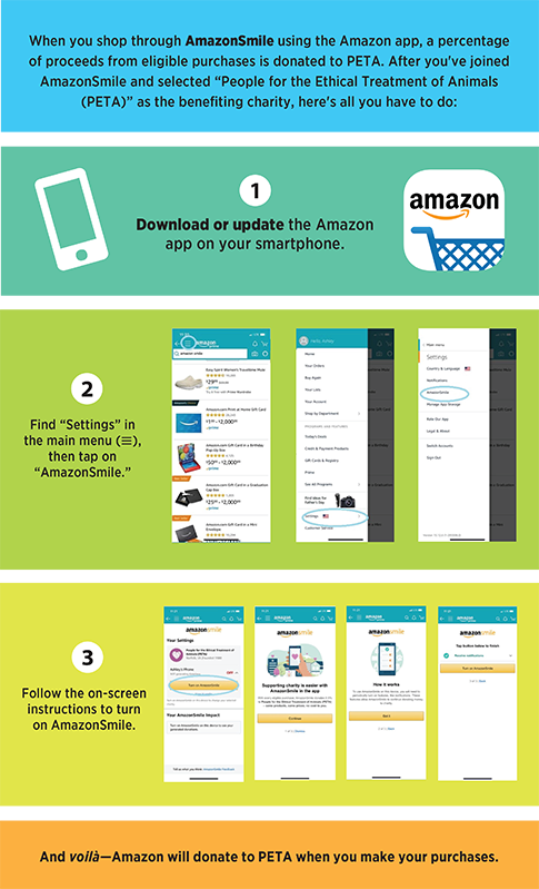 AmazonSmile app tutorial