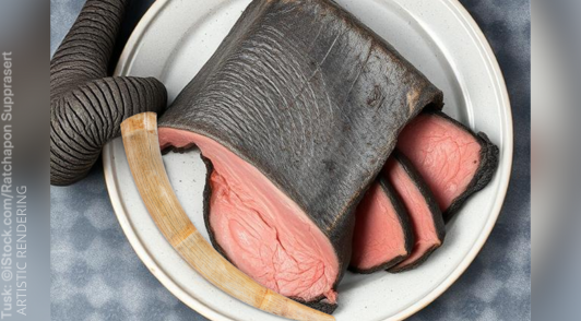 elephant filet on plate