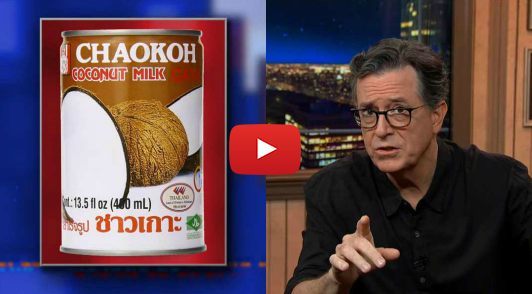 watch the video with Stephen Colbert