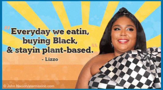 Lizzo goes vegan