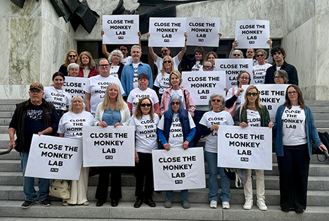 Image of ONPRC protest