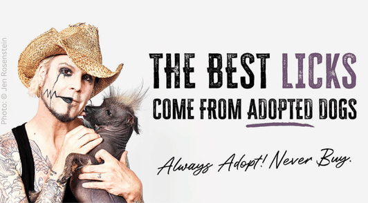 John 5 and his dog Churro in PETA PSA