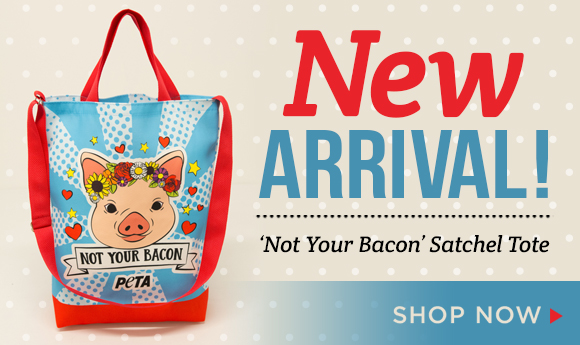 'Not Your Bacon' Satchel Tote