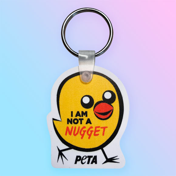 I Am Not a Nugget Key Chain
