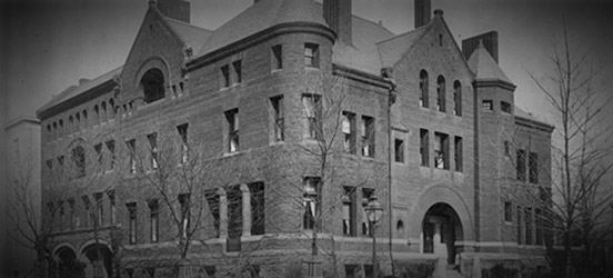 An historic photo of the Hay-Adams Hotel.