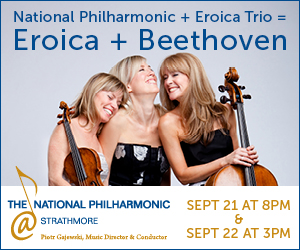 Thanks to our sponsor, National Philharmonic.