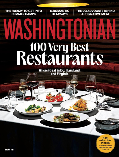 Washingtonian: 100 Very Best Restaurants