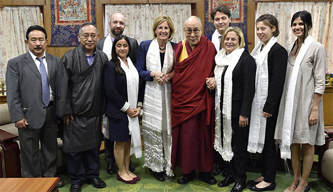 Congressional Delegation visits Dalai Lama