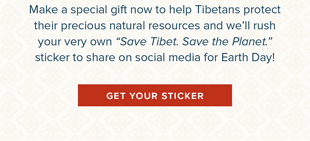 Save Tibet. Save The Planet.
