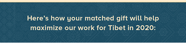 Here's How Your Gift Will Help