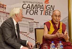 Richard Gere and Dalai Lama