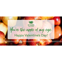 Photo of apples/You're the apple of my eye. Happy Valentine's Day!