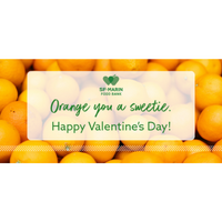 Photo of oranges/ Orange you a sweetie. Happy Valentine's Day!