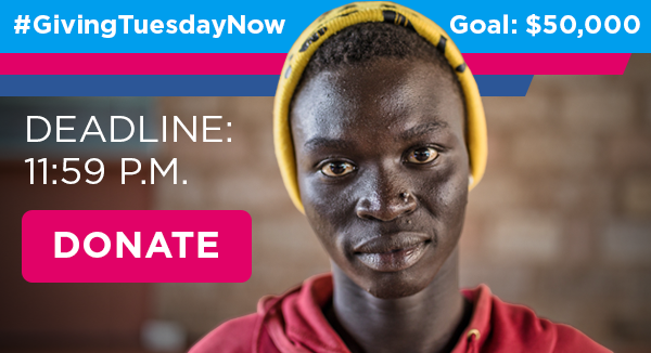 #GivingTuesdayNow. Goal: $50,000. Deadline: 11:59 P.M. [Donate]