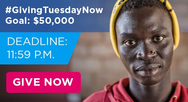 #GivingTuesdayNow Goal: $50,000. Deadline: 11:59 P.M. [Give Now]