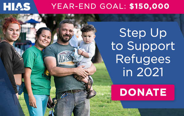 Step up to support refugees in 2021. Donate.