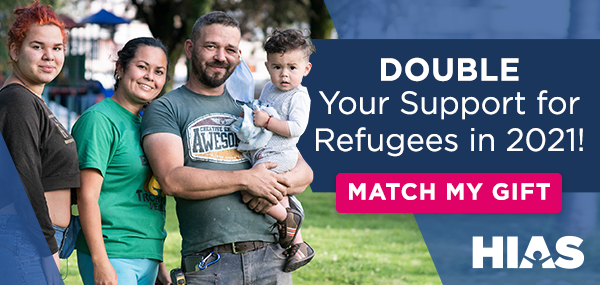 DOUBLE your support for refugees in 2021! Match my gift!