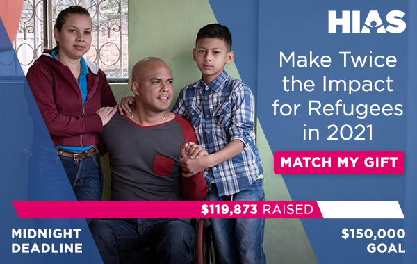 Make twice the impact for refugees in 2021!