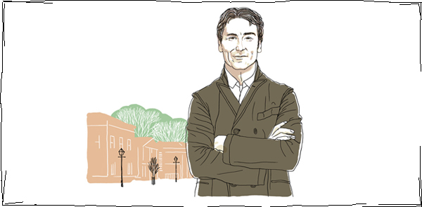 Drawing of Mike Wolfe