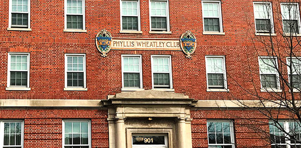 red brick building
