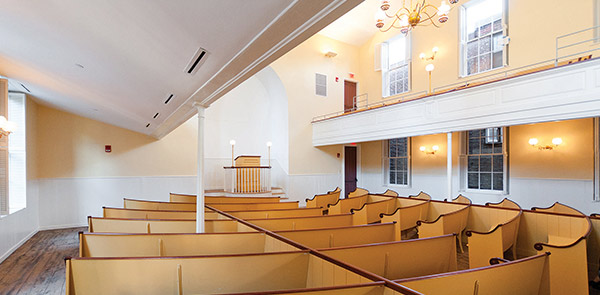 Interior of African Meeting House