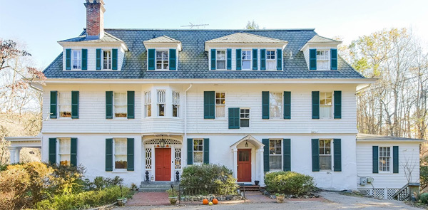 exterior white house