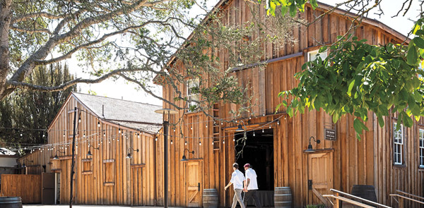 wooden barn