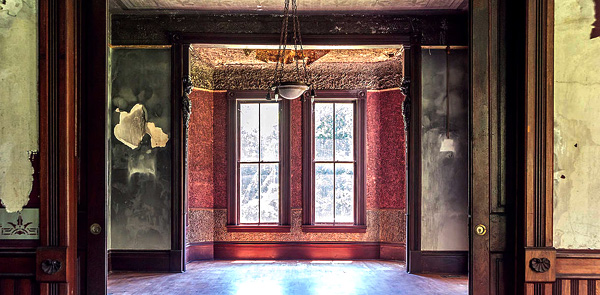 View of empty rooms