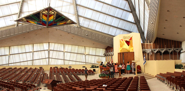 interior of a synagogue