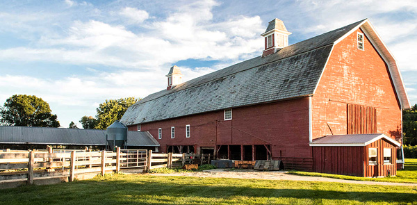 wooden barn