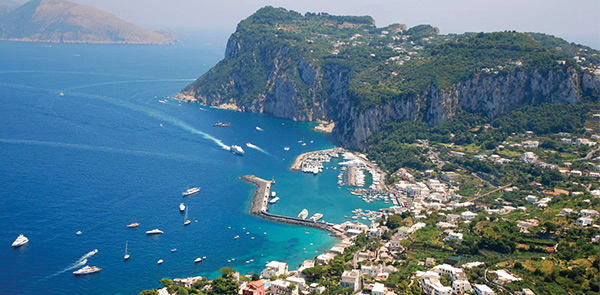 aerial photo of Amalfi Coast