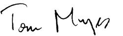 Tom Mayes signature