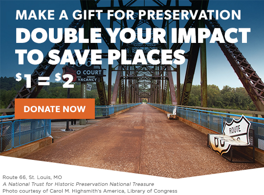 Continue to save places that matter