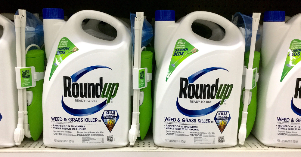 Monsantos Roundup with glyphosate on a store shelf