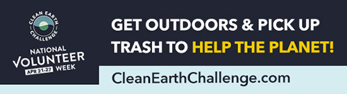 Get Outdoors and Pick Up Trash to Help the Planet! CleanEarthChallenge.com