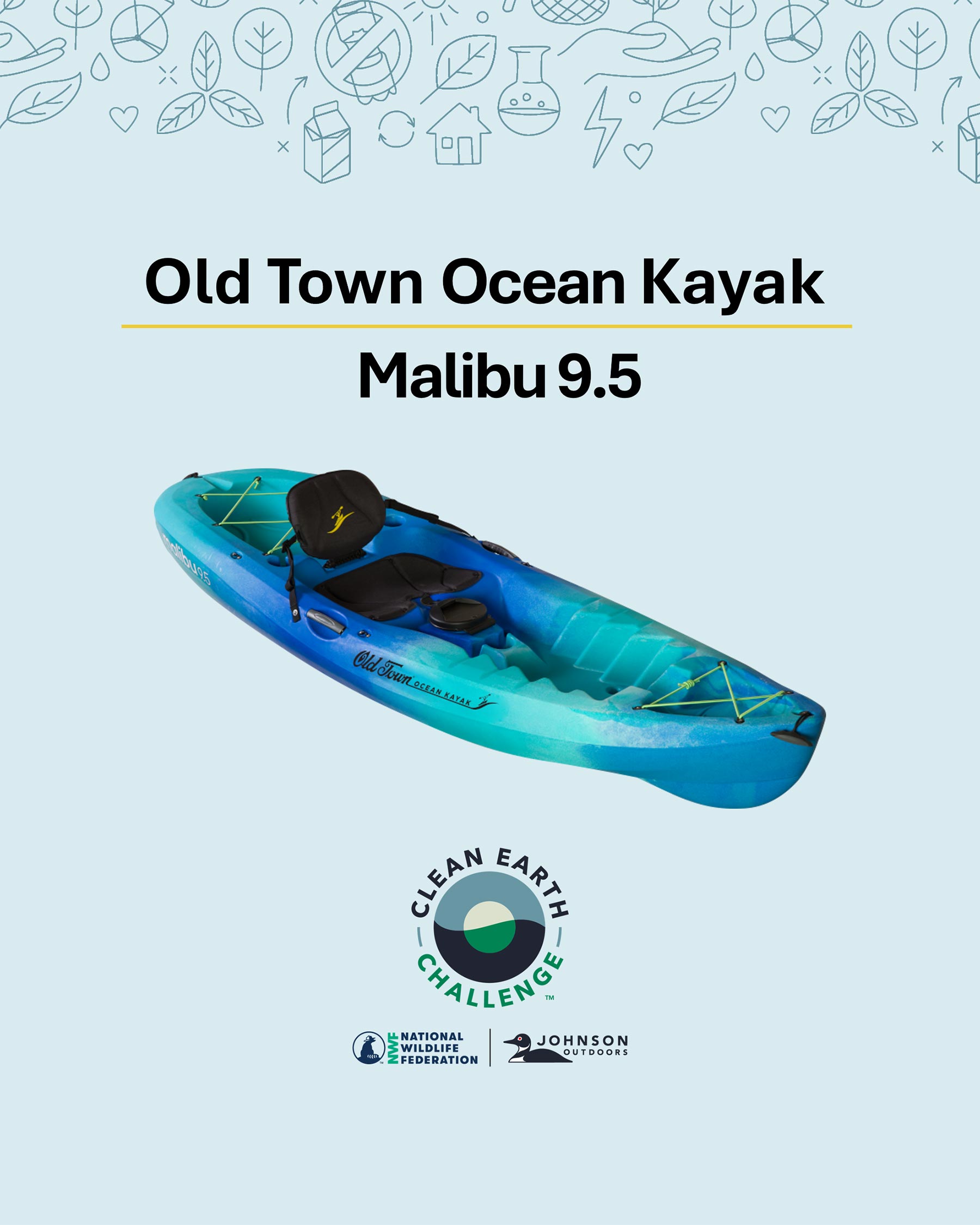 Old Town Ocean Kayak Malibu 9.5