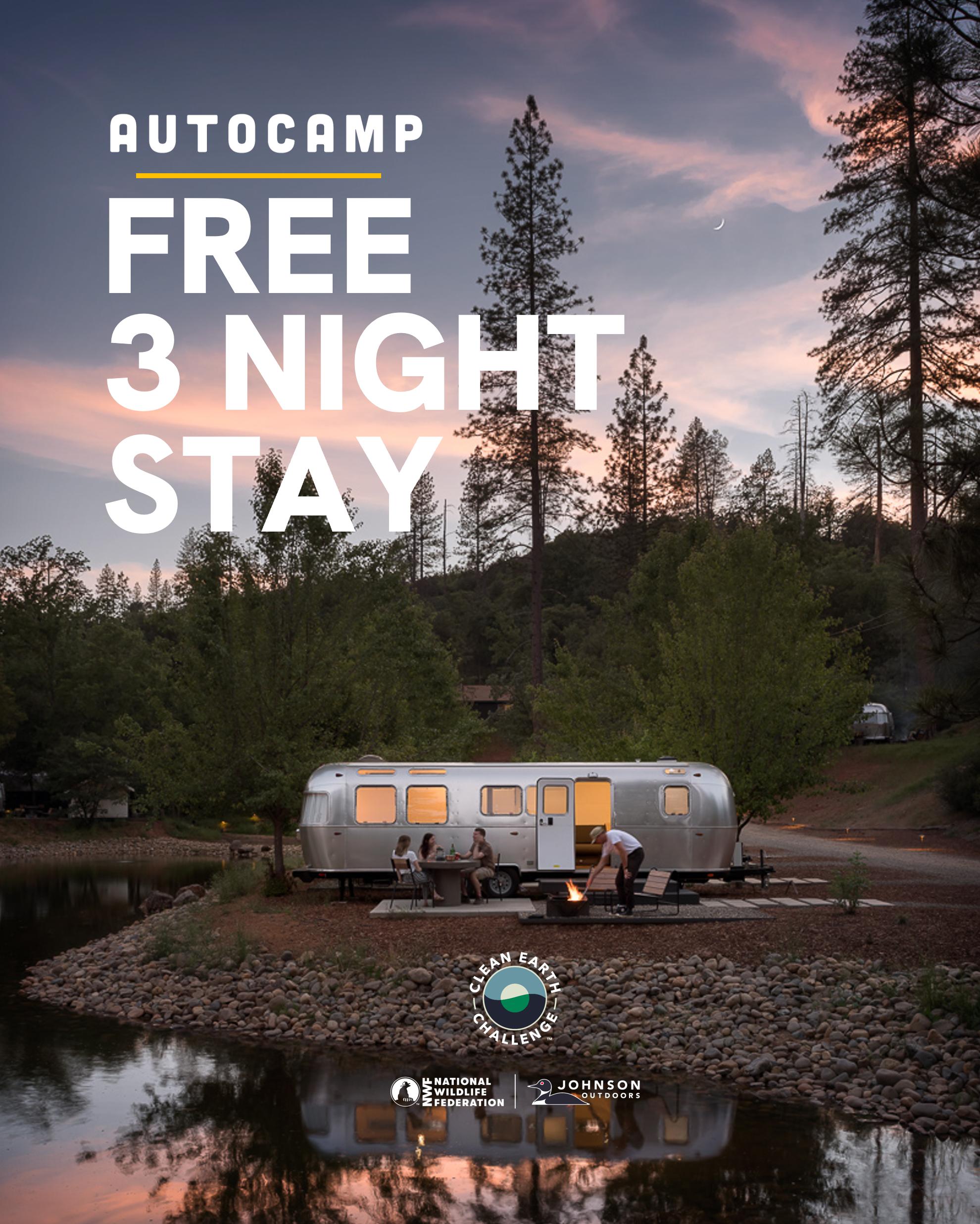 Autocamp. Win 3 night stay