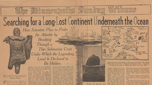 How WHOI once searched for the lost city of Atlantis