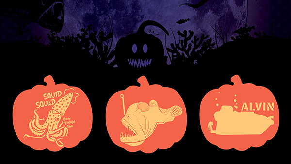 New pumpkin WHOI carving templates