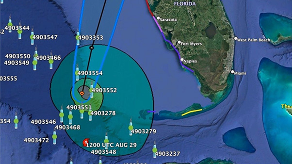 Image of the week: Argo floats learn from hurricane Idalia