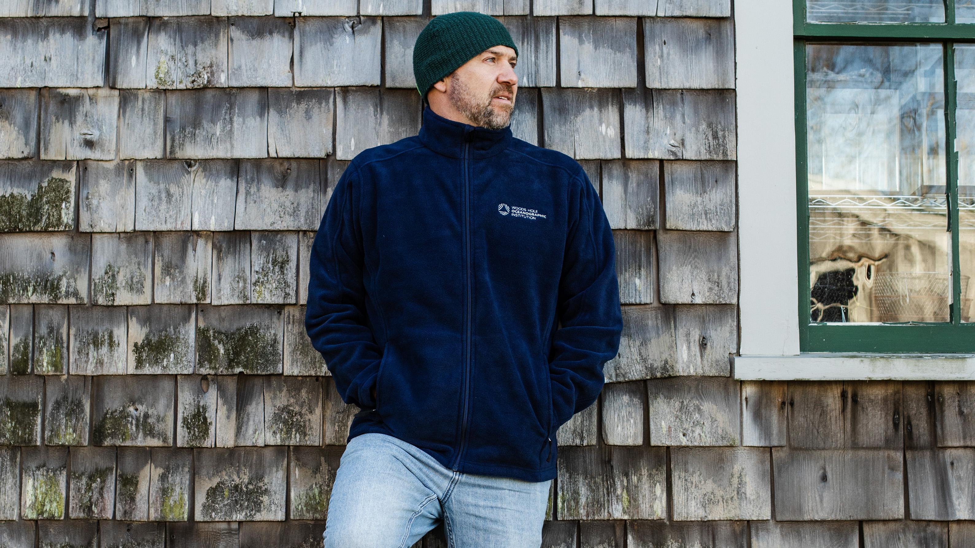 Stay warm with our WHOI fleece jackets